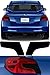 Tail Light Tint Kit compatible with 2015-2019 Subaru WRX/STI | Gloss Black Smoke Vinyl Tinted Taillight Overlay Kit