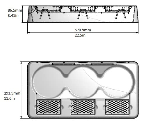 Airpot Rack, Plastic 4 Three, APR 3 5003115