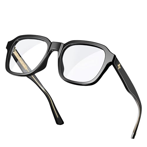 Visoone Tr90 Square Frame Blue Light Blocking Glasses Fashion Computer Eyewear For Women And Men Bennett cover