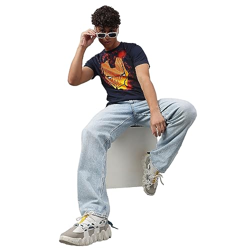 Image of Free Authority Harry Potter Printed Regular Fit Red Cotton Men's T-Shirt