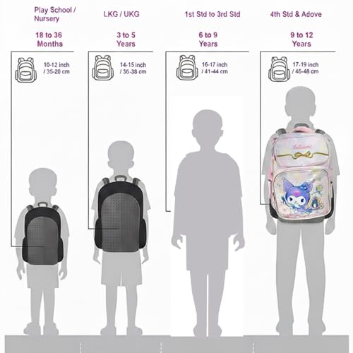 Image of 3D School Bag for Girls Boys & Kids | Lightweight Cartoon Backpack for School | Multi Compartment Primary School Bag | Durable Book and Lunch Backpack (6-13 Years)