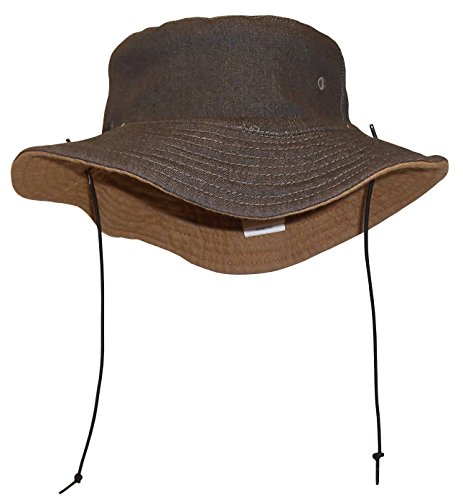 N'Ice Caps Kids Reversible Adjustable Cotton Twill Aussie Sun Protection Hat