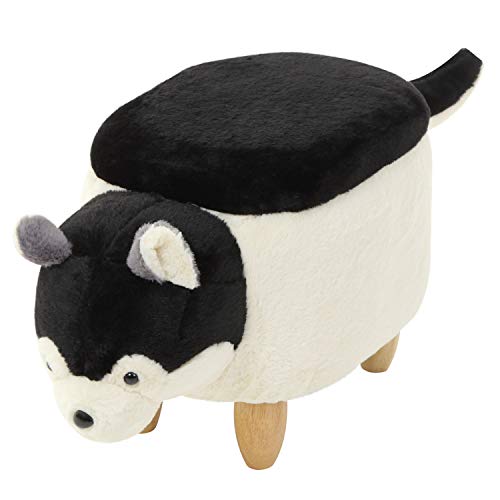 アニマルスツール 収納つき dog 収納スツール オットマン 収納ボックス フタ付き おしゃれ PVCレザー ファブリック チェア 椅子 収納BOX ボックススツール ベンチ BOXスツール ソファー イス 踏み台のサムネイル