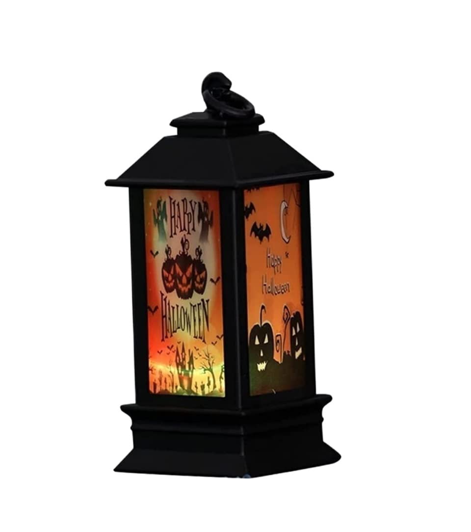 Halloween Led Lampion Z Dyni 2 Sztuk Halloween Świecące Światło Dyni Led Świecące Latarnia Lampa W Stylu Vintage Lampa Naftowa Halloween Impreza Tematyczna Prop Dekoracji Boże Narodzenie Halloweenowy