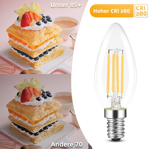 Ampoule LED E14 design rétro Edison C35 en verre pour un éclairage d'exception