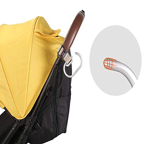 Shiwaki 2 PCS Stroller Hooks Universal Bags Clips