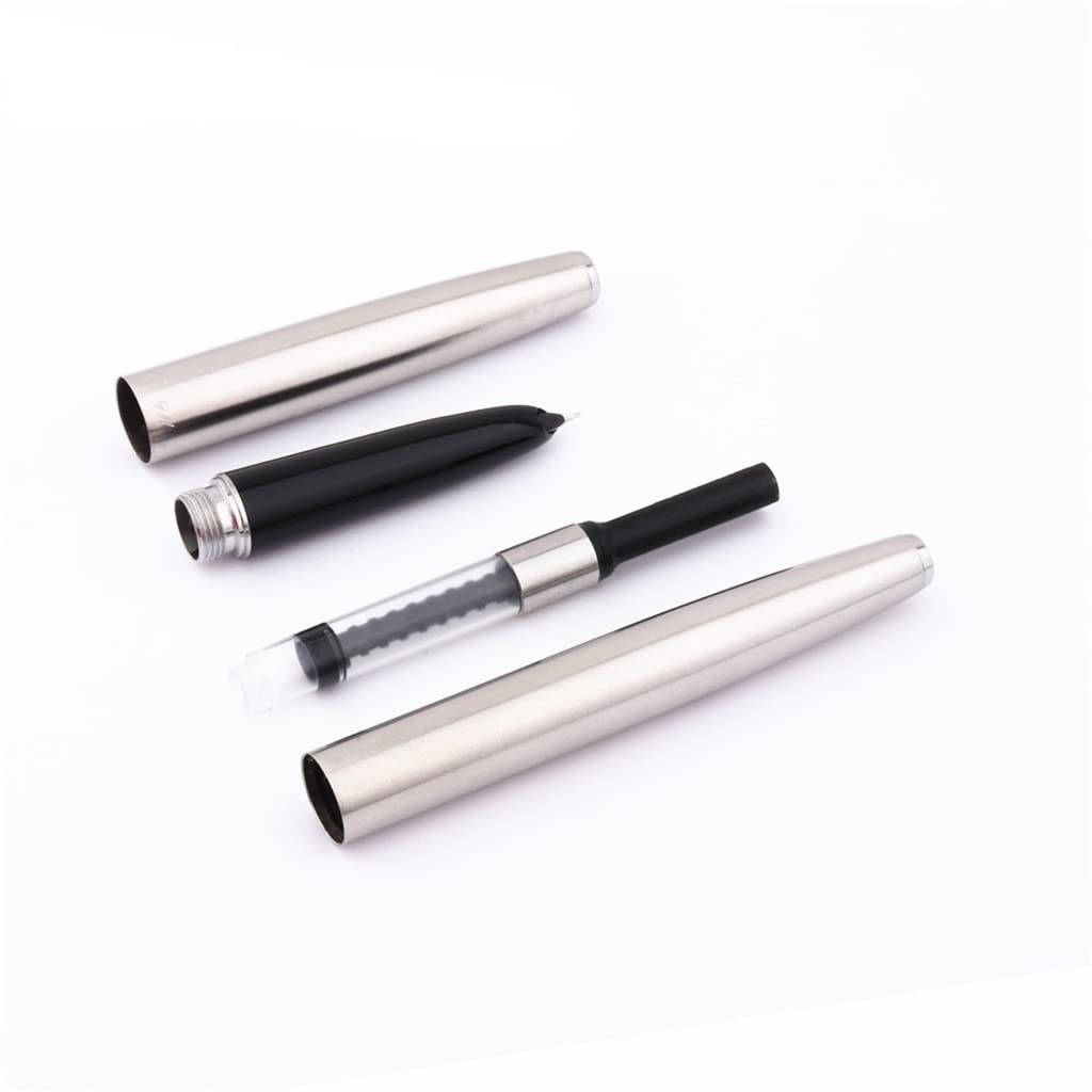 Argento Cancelleria Ufficio Scuola Forniture Finanziarie Punta 0.38mm Estremamente Pennino Stilografica