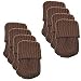 BCP 8pcs Brown Color Knitting Wool Furniture Socks/ Chair Leg Floor Protector (Brown)
