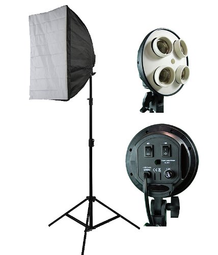 ePhoto Photograpy Video DSLR Camera Lighting Kit Studio Photo Softbox Lighting HS4