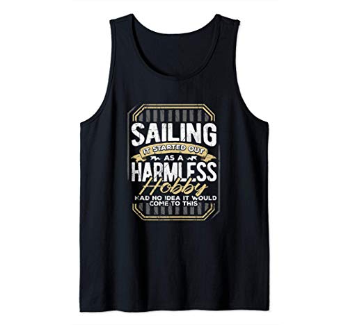 Regalos divertidos de hobby de marinero de vela para hombres Camiseta sin Mangas