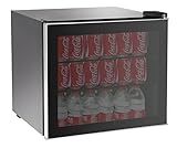 ARCTIC CHEF Can Cooler, Mini Beverage Fridge, Fits 70 Cans, Ideal for any Dorm, Room, Bar Area or Den, Black