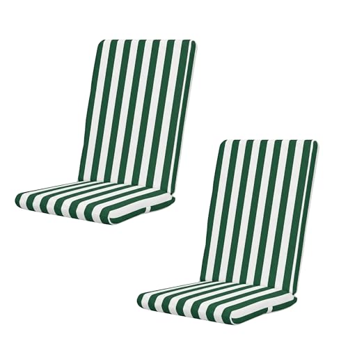PIND Cojín para Tumbona Exterior de Rayas 120x50cm - Cojín para Hamaca y Tumbonas de Resina o Madera, Funda Lavable y Antideslizante, Ideal para Jardín, Balcón y Playa, Máximo Confort Relax (Pack 2)