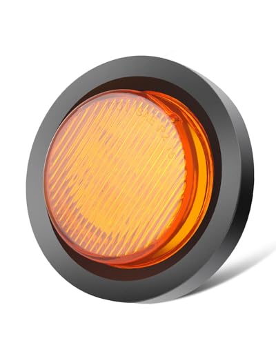 4x2" lámparas LED marcadoras para trailer camión ámbar miniatura 2