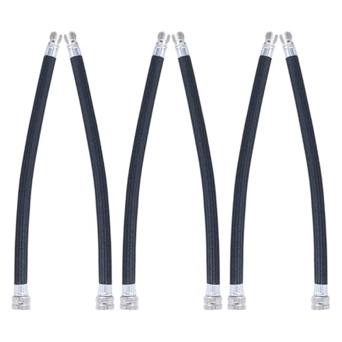 Generic 自転車ポンプ延長ホース6個入り ? タイヤインフレーター対応で簡単エア充填、多用途設計