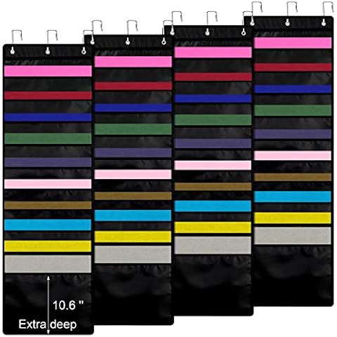 12 x 12 Inch Paper Storage Scrapbook Paper Storage Hanging Wall File Organizer with Door Hangers Paper Storage Organizer for Office Cardstock, Craft Paper (4 Pieces) Cover