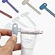 8 Stück Tubenausdrücker,Metall Zahnpasta Squeezer,Edelstahl Tubenquetscher für Alle Tube,Stabiles Tubenquetscher, Edelstahl Zahnpasta Quetscher für Zahnpasta, Schuhcreme, Haarfärbemittel, Farbe