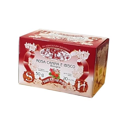 Sweet Herbs Tisana Rosa Canina e Ibisco 20 Filtri