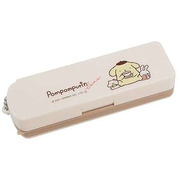 ポムポムプリン - ポムポムプリン　チョコレートミラー　ヘアブラシ　コスメケース　3つセット ポムポムプリン - ポムポムプリン チョコレートミラー