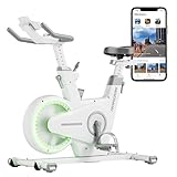 Horizon フィットネスバイク BikeFul 静音 電子制御マグネット式 32段階負荷調節 Bluetooth接続 アプリ連動 ZWIFT コンパクト 組立簡単 家庭用 1年無償保証 エアロバイク スピンバイク ホワイト ブラック
