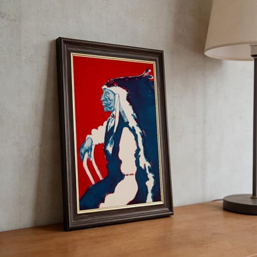 Impression giclée Fritz Scholder avec cadre à suspendre moderne - 5