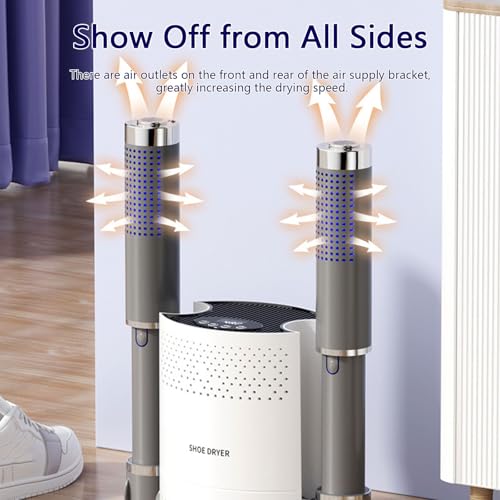 Secador eléctrico para zapatos y botas con panel inteligente miniatura 3