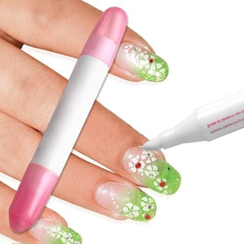 Nail Art - Smalto correttore per manicure, con 3 punte intercambiabili