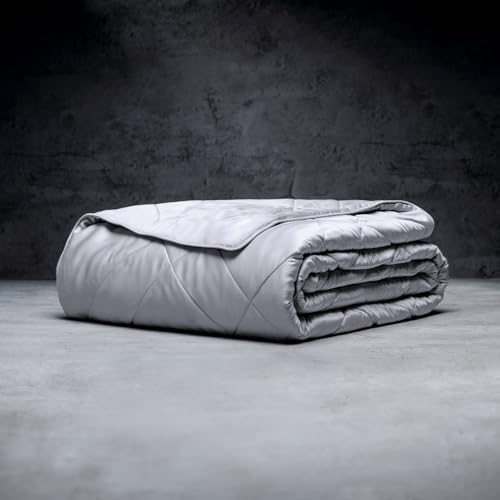 Image of LUXOME Lightweight Blanket | 100% Rayon (Viscose) from Bamboo Fabric & Fill | Full /Queen - 86 inchx92 inch | Super Soft | Thermal-Regulating | Stone