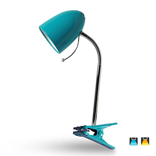 Preisvergleich Produktbild Leselampe Klemmbar Klemmleuchte Retro Schreibtischlampe Tischlampe Arbeitsplatzlampe Nachttischleuchte mit Gelenk-Arm aus Metall, Grün