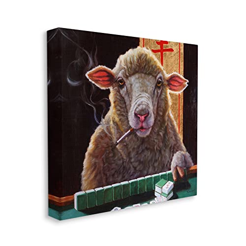 Juego de Mesa Sheep Playing Mahjong Tile Game miniatura 2