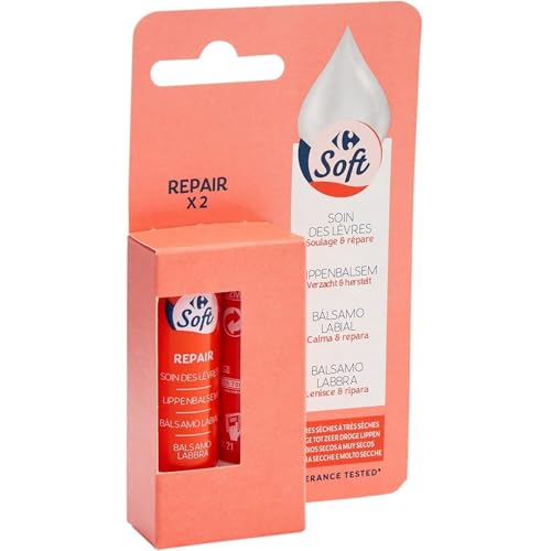 Stick Réparateur CARREFOUR SOFT adieu aux lèvres sèches et abîmées
