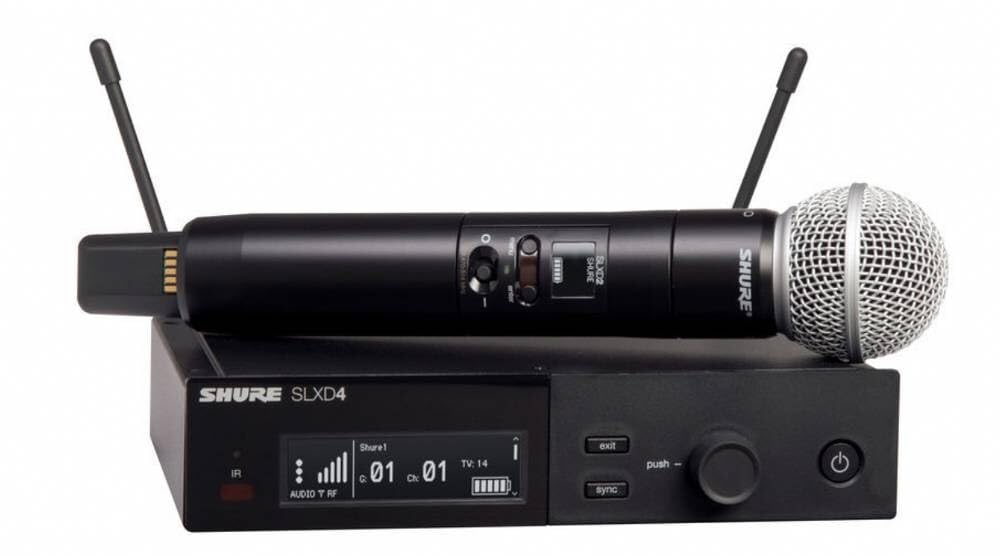 Shure SLXD 24E/SM58 Handsendersystem SM 58 823-832 MHz & 863-865 MHz