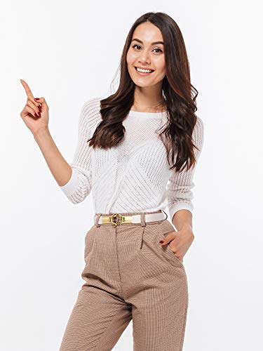 Blulu 3 Pcs Women Skinny Waist Belt Elastic Stretch Thin Belt for Dresses Jeans Western Elastic Waist Cinch Accessories4