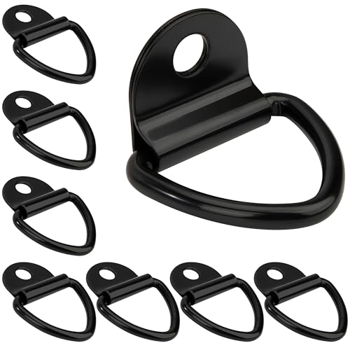 Anillos de Amarre a Forma di V, 6 Piezas Anclajes de Amarre de Acero Inoxidable, Carga de 400 KG, Gancho de Anillo de Montaje del Sujeción para Remolques, Automóviles, Barcos, Kayaks