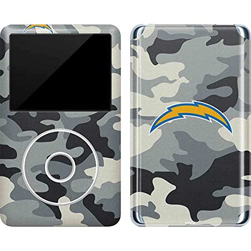 Skinit Decal MP3 Player Skin Compatible with iPod Classic (6th Gen) 80GB - Officially Licensed NFL Los Angeles Chargers Camo Design