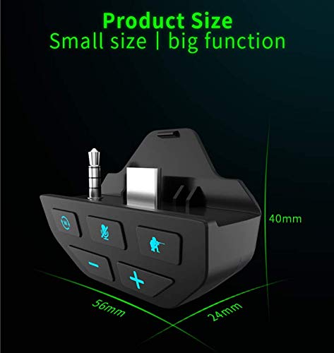 Wzmacniacz dźwięku z wieloma korektorami dźwięku adapter do słuchawek kompatybilny z Xbox One Series X/S adapter do słuchawek audio kompatybilny z zestawem słuchawkowym Xbox, sterowanie