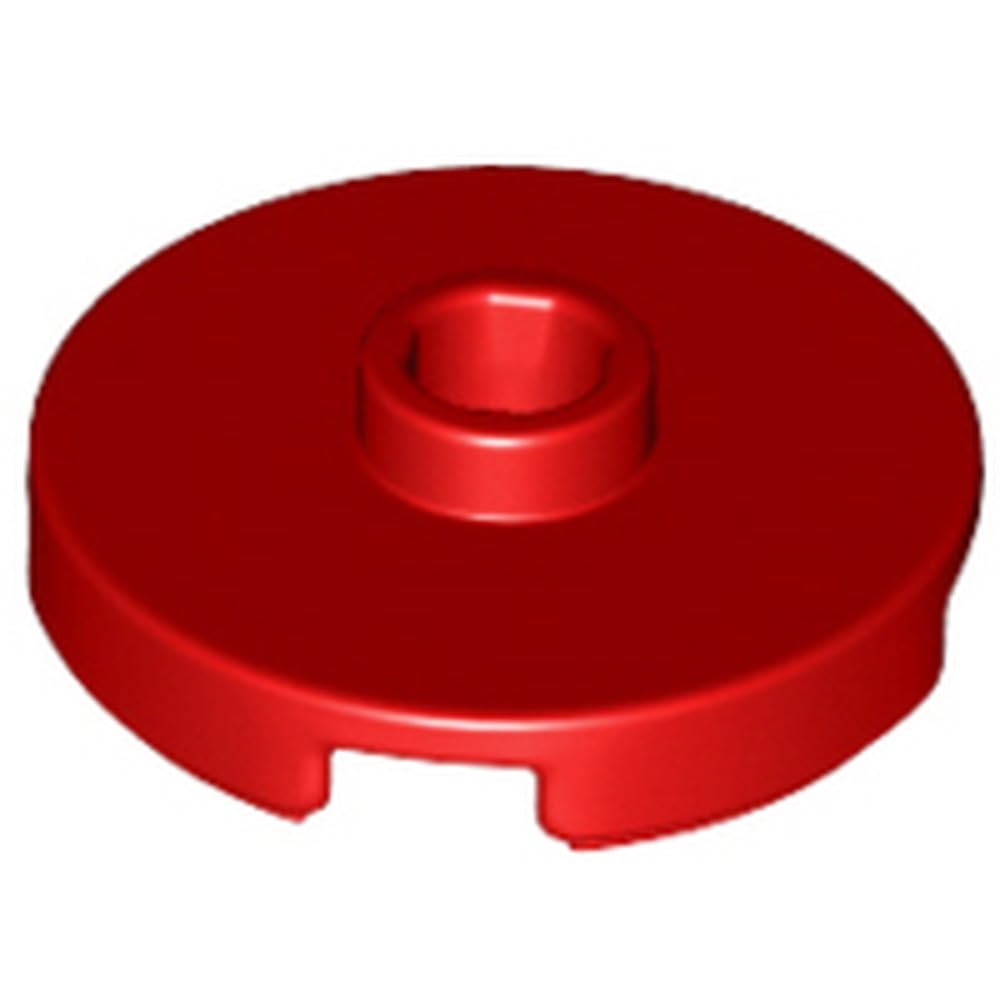 LEGO Tile Round 2 x 2 with Open Stud, Part 18674 (Red, 10, count) โ image 1