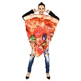 flatwhite Pizza Food Unisex Adult Costume (Slice Pizza)