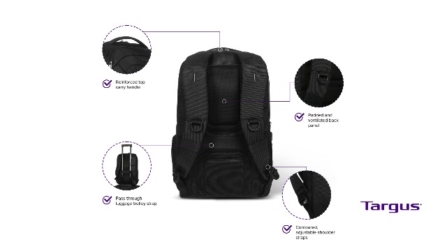Targus 15-16” Legend IQ EcoSmart Backpack – Laptop & Tablet Bag