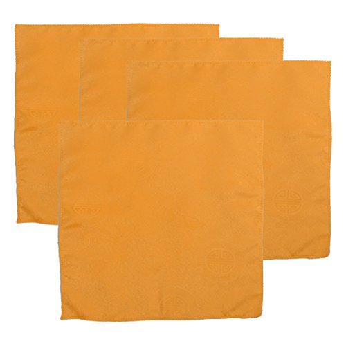 Servilletas de Tela Ruilogod 50 x 50cm 4 piezas Naranja miniatura 1