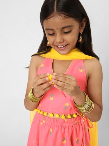 Image of Nautinati Girls Lehenga Choli Set