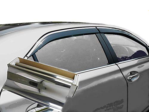 JNK NETWORKS Reflective Car Window Tint Film - One Way Window Mirror Glass Shield Automotive Tinting Sun Blocking Anti UV Heat Control for Car SUV Truck Tractor Boat House Silver 40 Inches x 10 Feet