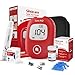 Sinocare Glucómetro, Medidor Glucosa en Sangre, 25 x Tiras de Prueba y Dispositivo de Punción - mg/dL (Safe AQ Smart)