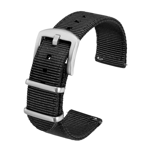 Bracelet de montre de rechange en nylon 24mm résistant pour remplacer un bracelet usé