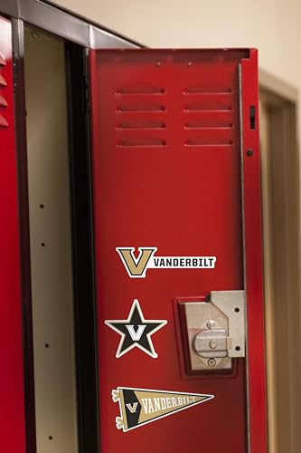 Image of Vanderbilt University Commodores 10ct Mixed Logo and Spirit Vinyl Sticker Pack for Laptop Water Bottle Tablet Scrapbooking Skateboard Indoor Outdoor Decals