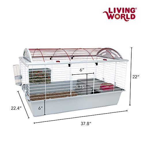 Living World - Deluxe Hybrid Habitat, Large - Rabbit, Guinea Pig, Chinchillas, and Small Animal Cage - Image 5