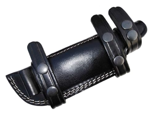 Ottoza TOP Grain Leather Knife Sheaths for Fixed Blade Knives, Right Hand Leather Knife Sheath for Belt, Leather Knife Holster Belt Knife Holder, Horizontal Knife Sheath for Belt No:158