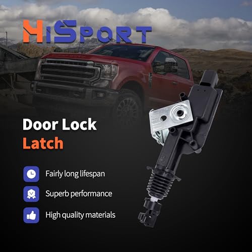 Image of HiSport 4C2Z16218A42CA Door Latch Lock Actuator - Compatible with Ford E-350 Super Duty E-450 Super Duty E-250 Freestar E-150 Club Wagon E-350 Club Wagon E-550 Super Duty Mercury Monterey 2003-2019