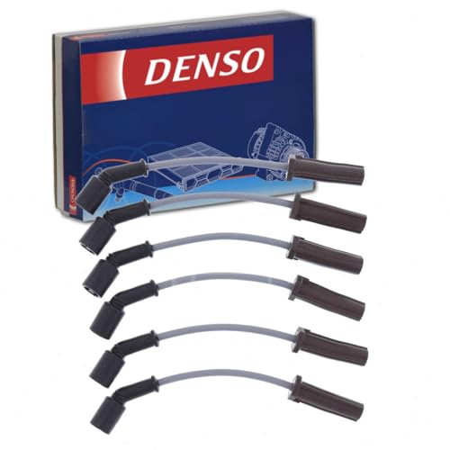 DENSO Spark Plug Wire Set Compatible with Chevrolet Silverado 1500 4.3L V6 2014-2016