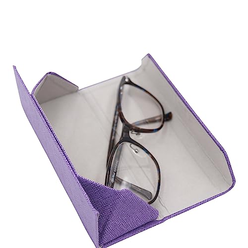 Image of Real Sic Glasses Case for Men and Women - Magnetic Folding Hard Shell Sunglass Holder - Inspired by Solid Color