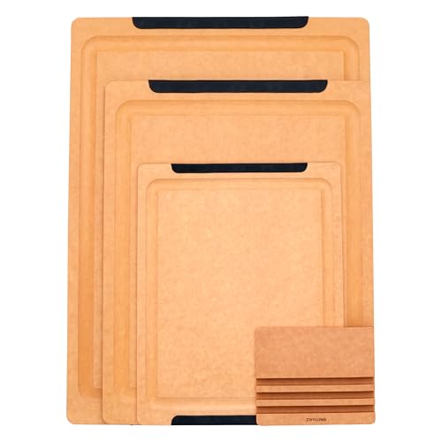 Comparison: Best Cutting Board For Zwilling Knives 3 ZWILLING Plant Fiber 4-pc Cutting Board Set